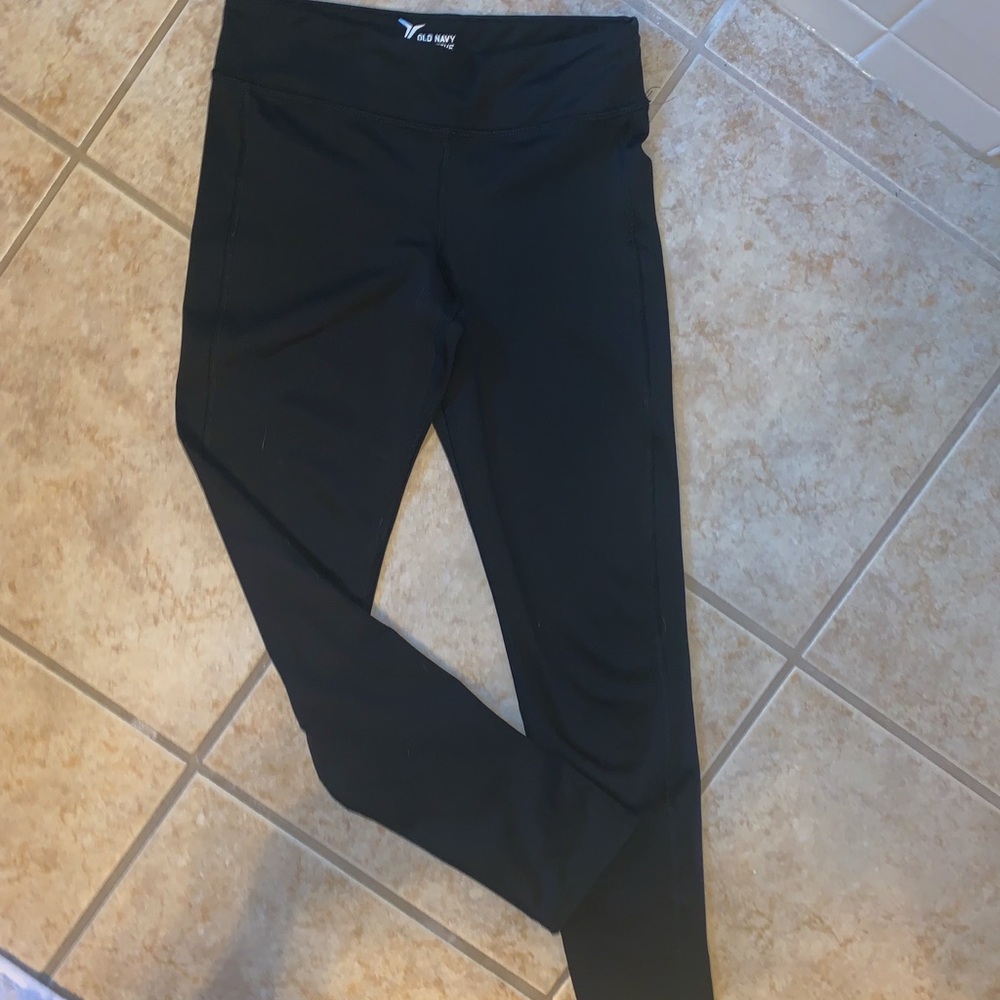 Old navy athletic black leggings high rise